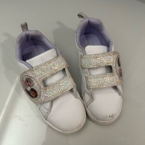 Toddler Else Glitter Strap White Shoes